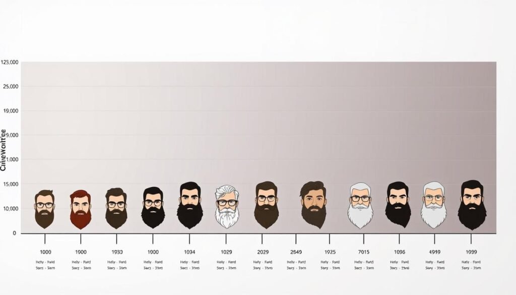 Beard growth rate chart Beard growth rate chart